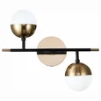 Бра ST-Luce Черный/Белый, Золотистый G9 2*5W 4000K