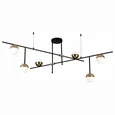 Люстра потолочная ST-Luce Черный/Белый, Золотистый G9 9*5W 4000K