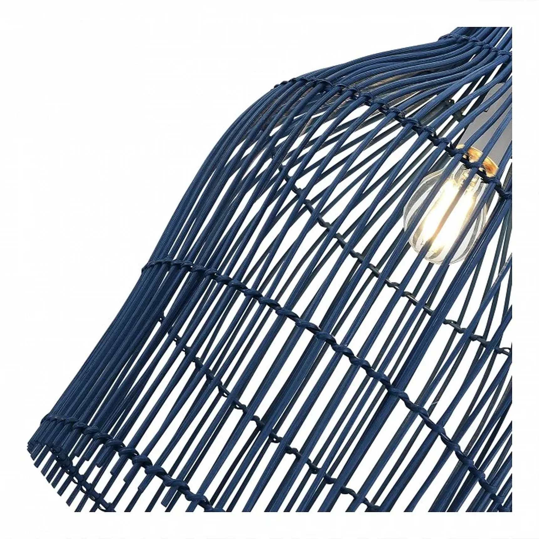 Светильник подвесной ST-Luce Черный/Синий E27 1*40W