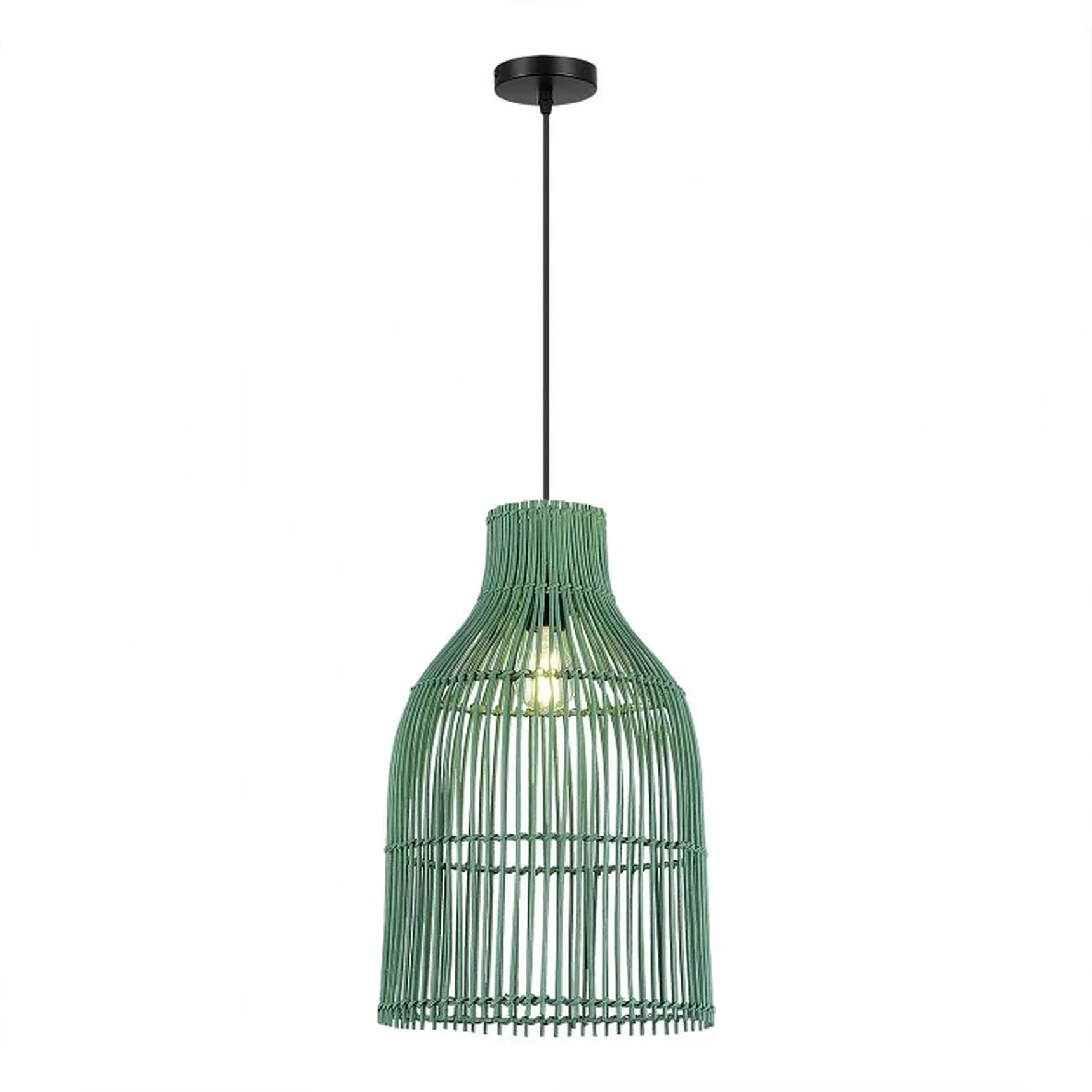 Светильник подвесной ST-Luce Белый/Зеленый E27 1*40W