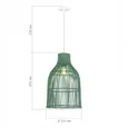 Светильник подвесной ST-Luce Белый/Зеленый E27 1*40W
