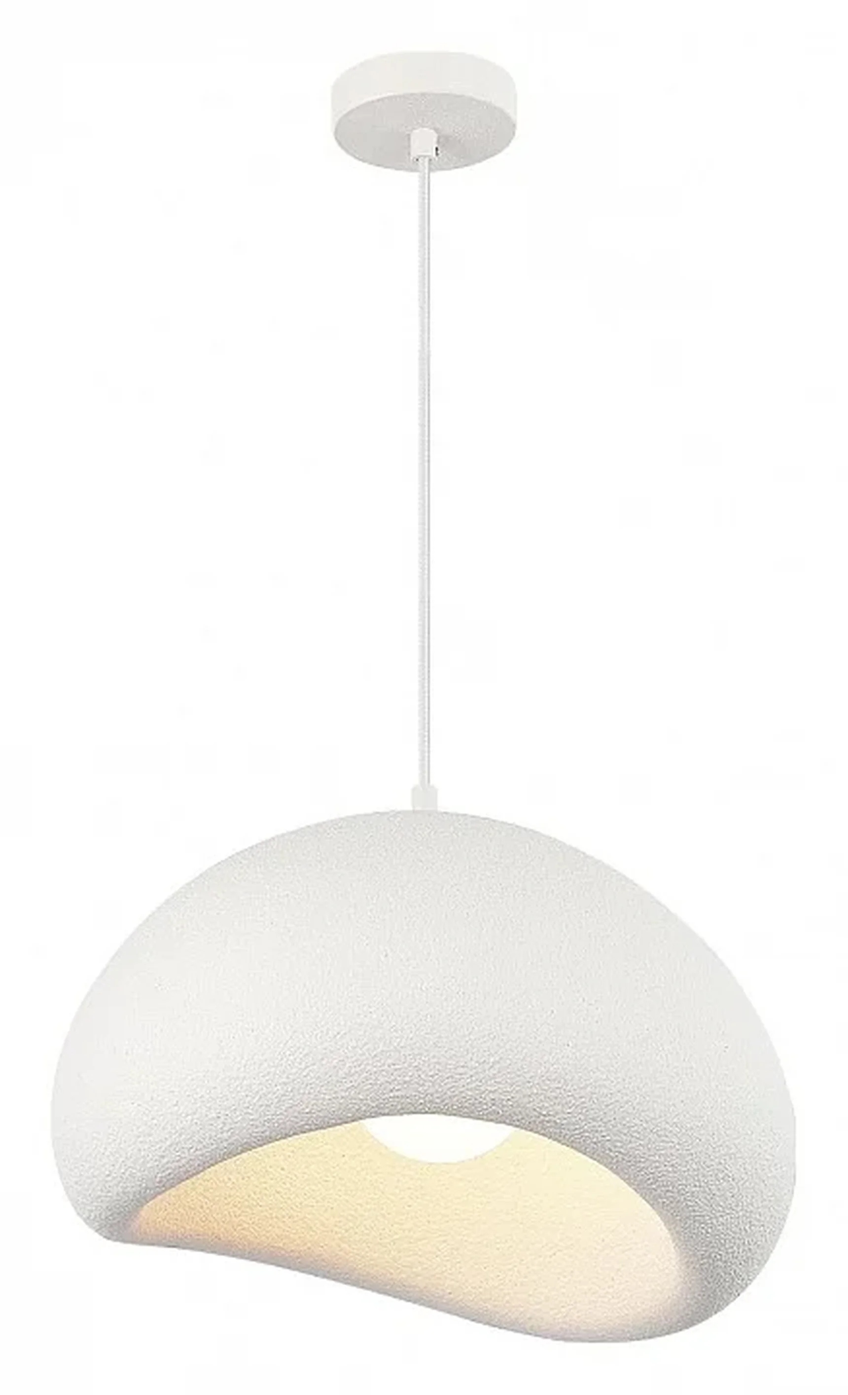 Светильник подвесной ST-Luce белый/белый E27 1*60W WABI SABI