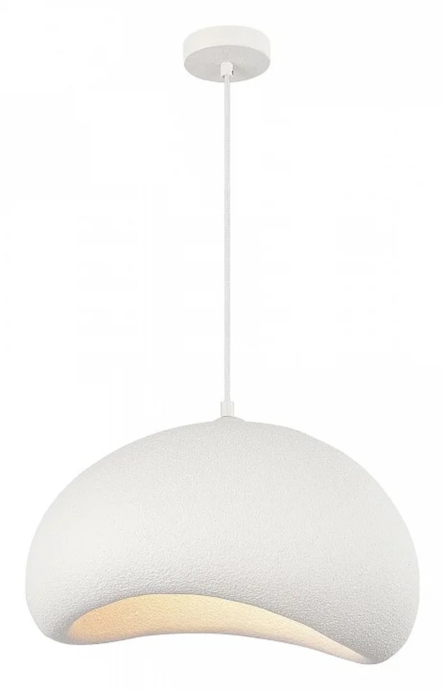 Светильник подвесной ST-Luce белый/белый E27 1*60W WABI SABI