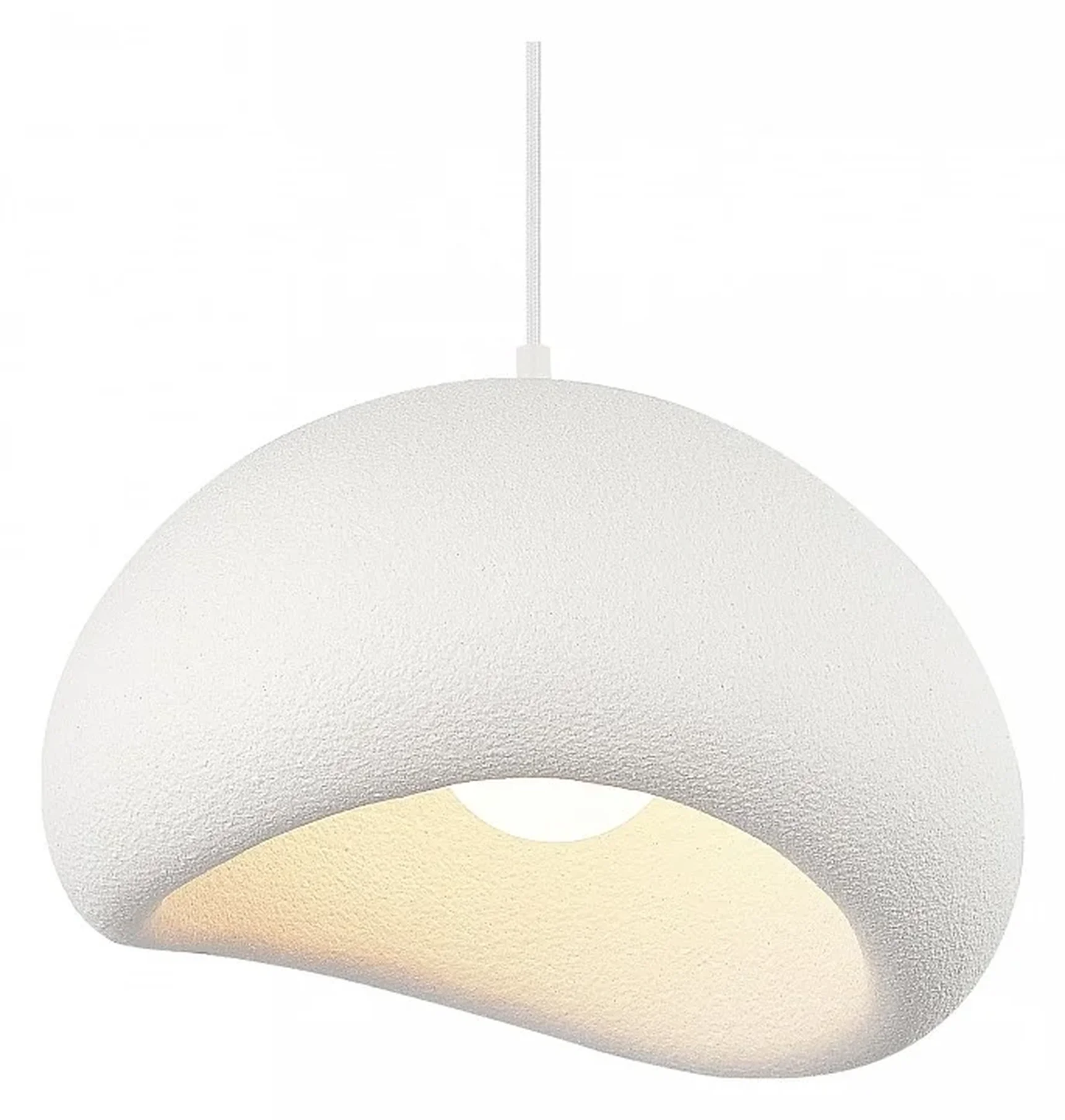 Светильник подвесной ST-Luce белый/белый E27 1*60W WABI SABI