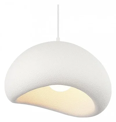 Светильник подвесной ST-Luce белый/белый E27 1*60W WABI SABI