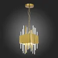 Люстра подвесная ST-Luce Матовое золото/Матовое золото,Прозрачный E14 4*40W