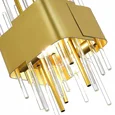Люстра подвесная ST-Luce Матовое золото/Матовое золото,Прозрачный E14 4*40W