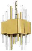 Люстра подвесная ST-Luce Матовое золото/Матовое золото,Прозрачный E14 4*40W