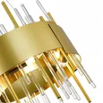 Люстра подвесная ST-Luce Матовое золото/Матовое золото,Прозрачный E14 8*40W