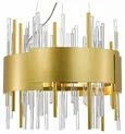 Люстра подвесная ST-Luce Матовое золото/Матовое золото,Прозрачный E14 8*40W