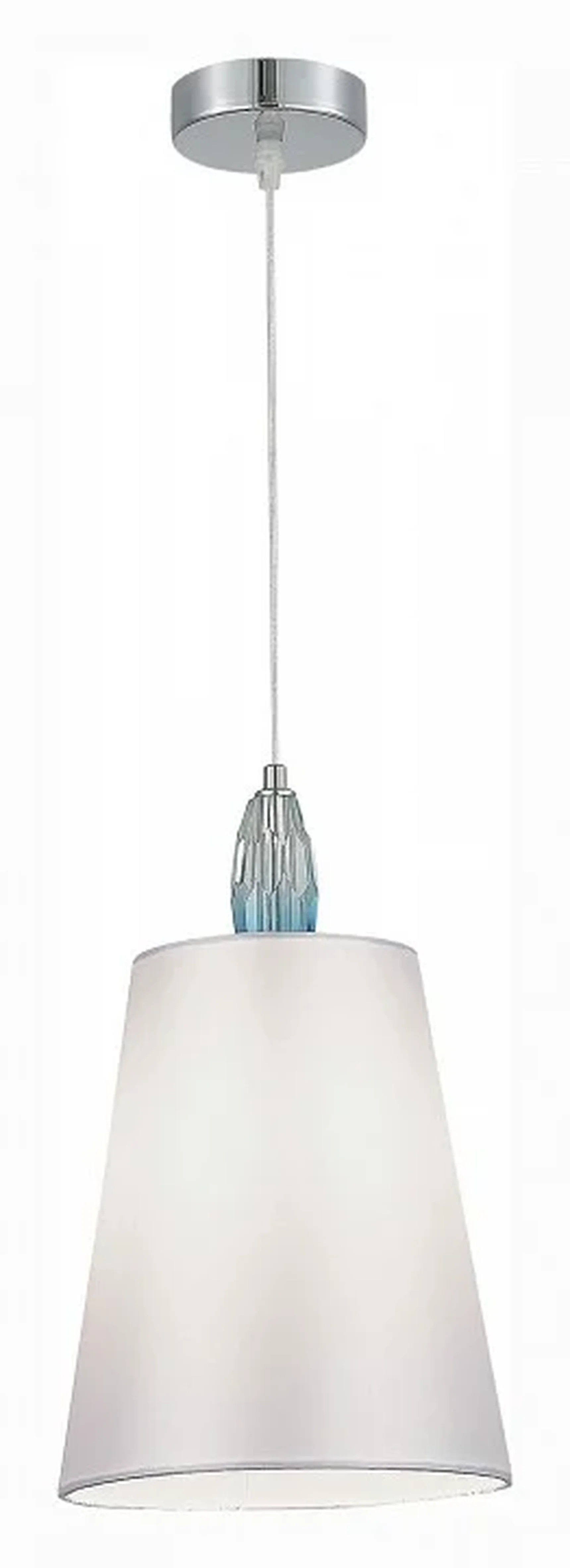 Подвесной светильник ST-Luce Хром, Голубой/Белый E27 1*40W