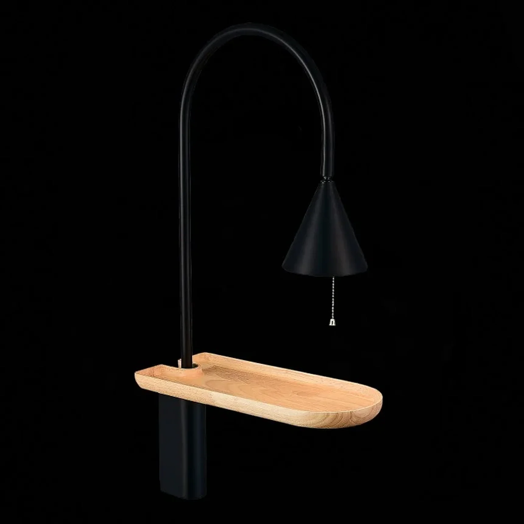 Бра ST-Luce Черный/Черный E27 1*60W