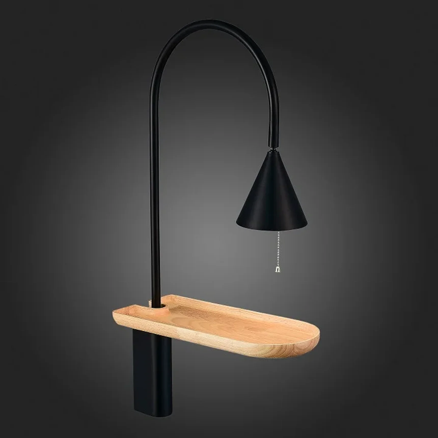 Бра ST-Luce Черный/Черный E27 1*60W