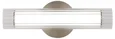 Светильник настенный ST-Luce Никель/Белый, Прозрачный LED 1*7W 3000K/4000K ENFYS