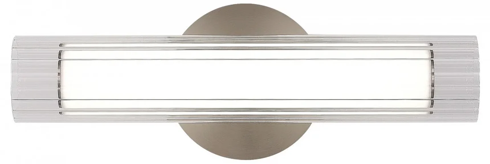 Светильник настенный ST-Luce Никель/Белый, Прозрачный LED 1*7W 3000K/4000K ENFYS
