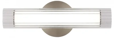 Светильник настенный ST-Luce Никель/Белый, Прозрачный LED 1*7W 3000K/4000K ENFYS