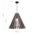 Светильник подвесной ST-Luce Черный/Бежевый E27 1*60W