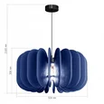 Светильник подвесной ST-Luce Черный/Синий E27 1*60W