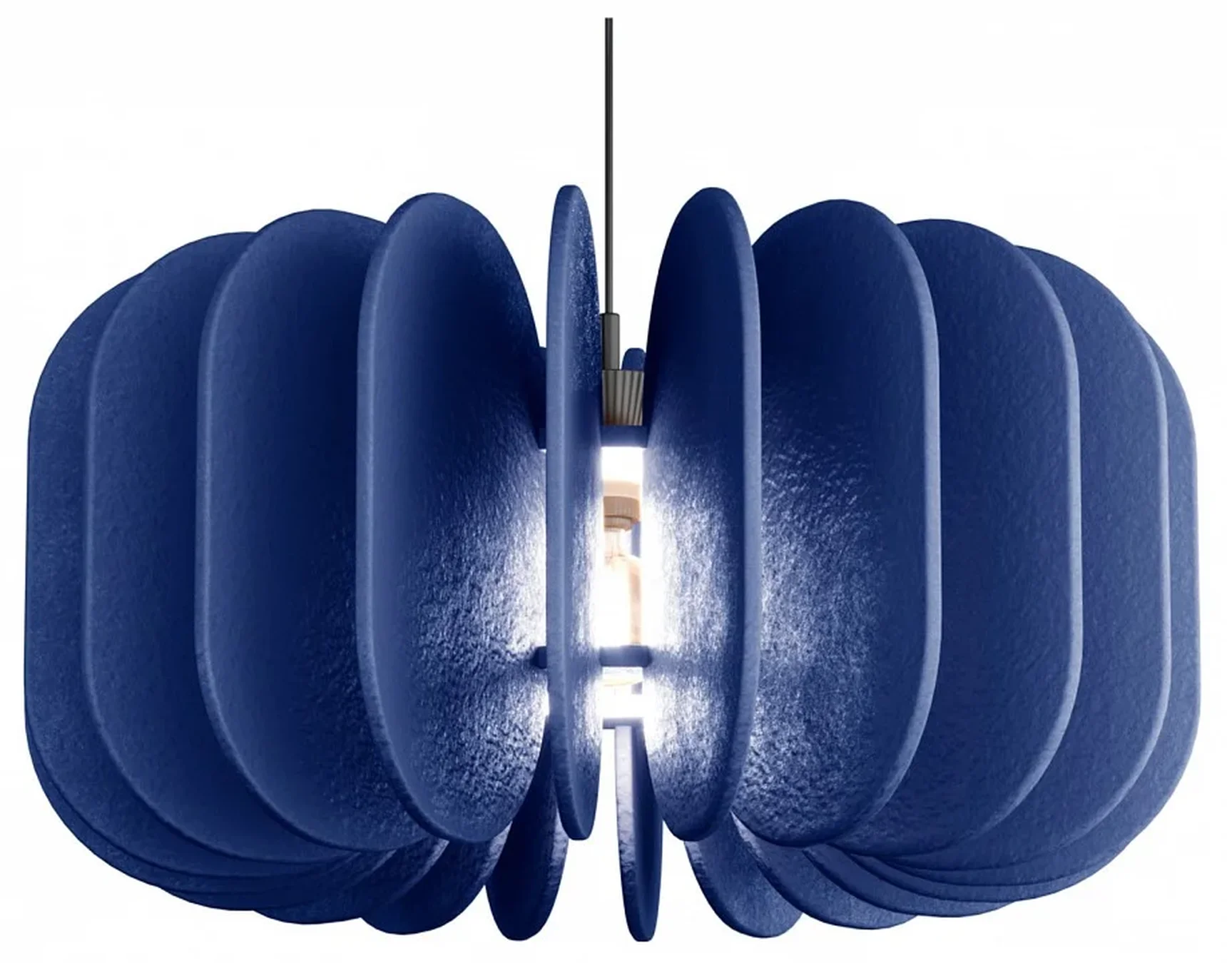 Светильник подвесной ST-Luce Черный/Синий E27 1*60W