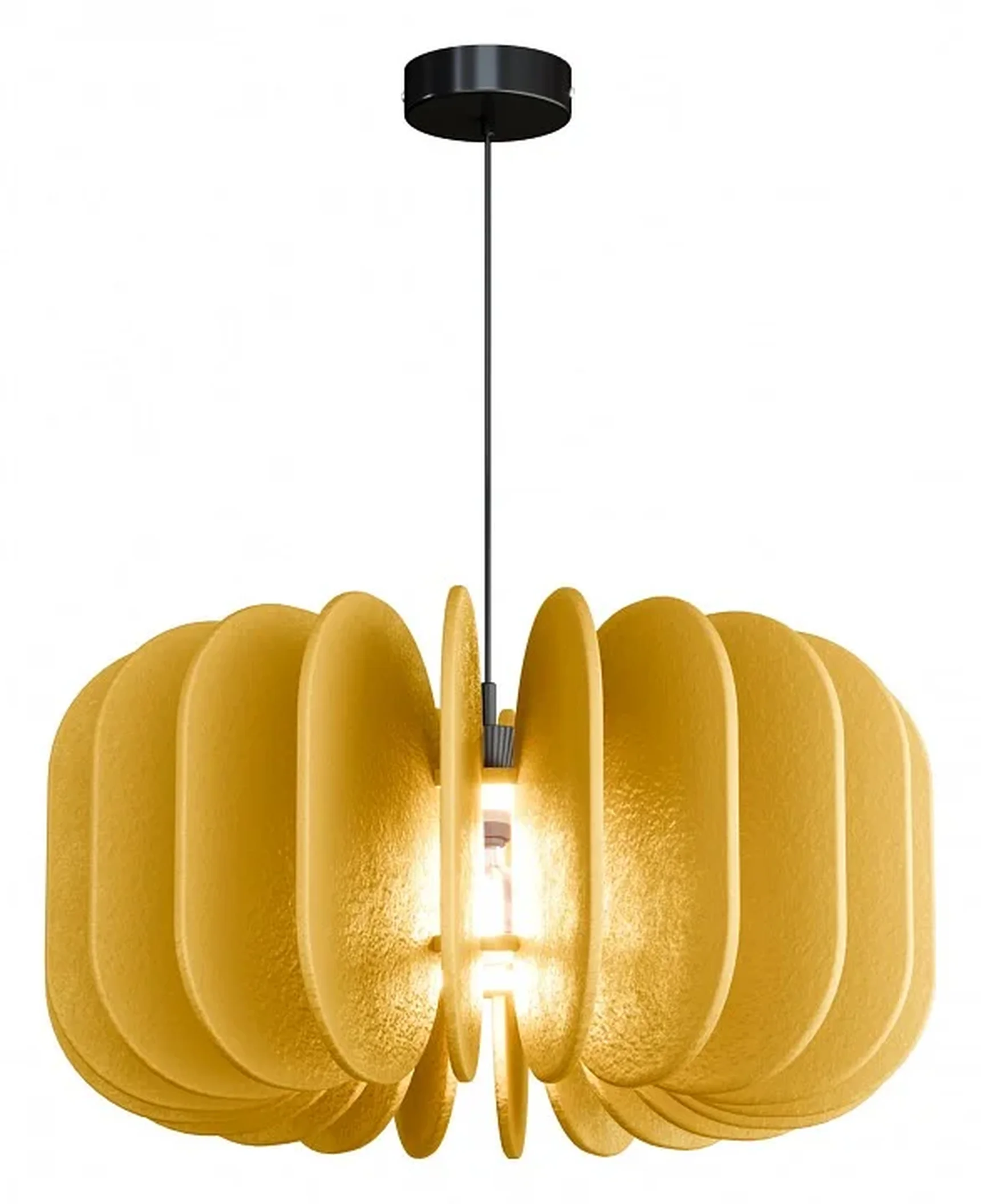 Светильник подвесной ST-Luce Черный/Желтый E27 1*60W