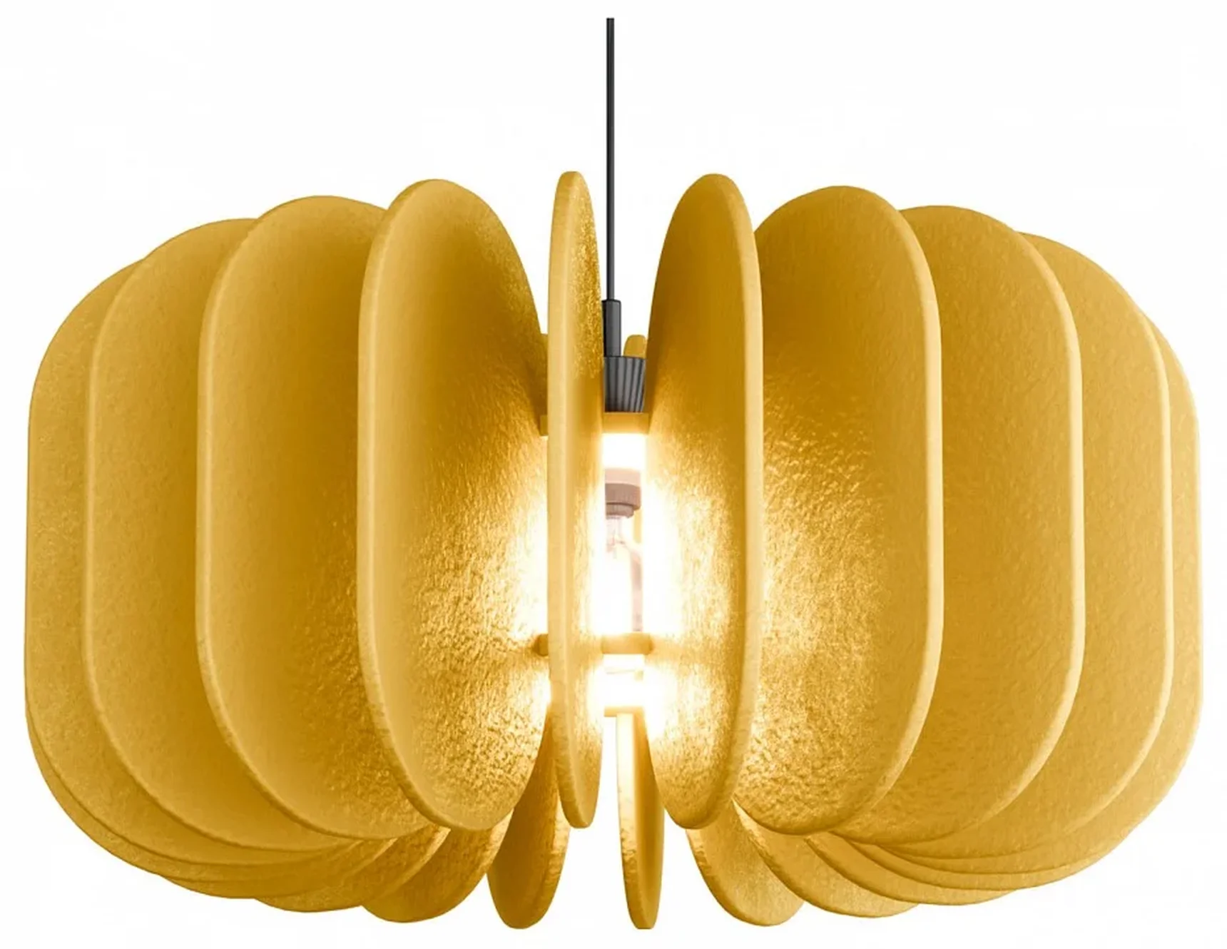 Светильник подвесной ST-Luce Черный/Желтый E27 1*60W