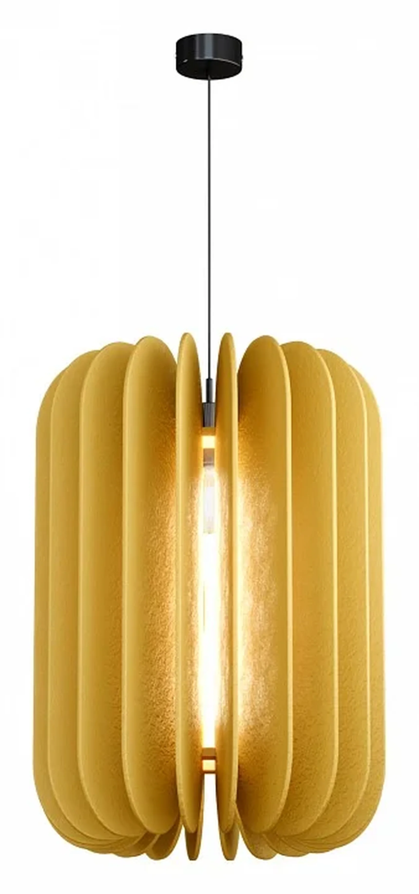 Светильник подвесной ST-Luce Черный/Желтый E27 1*60W