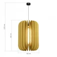 Светильник подвесной ST-Luce Черный/Желтый E27 1*60W