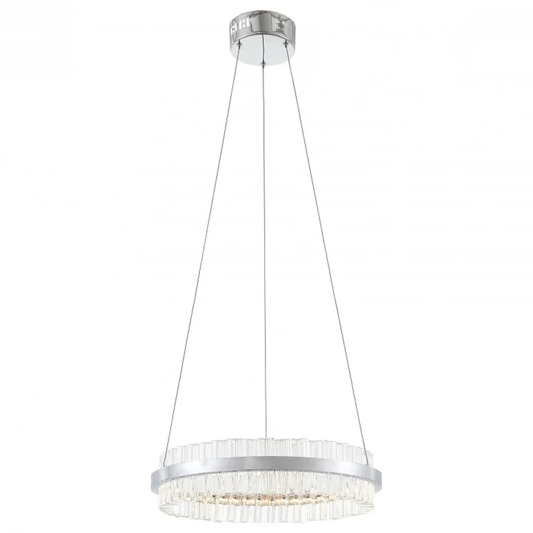 Светильник подвесной ST-Luce Хром/Хром, Прозрачный LED 1*34W
