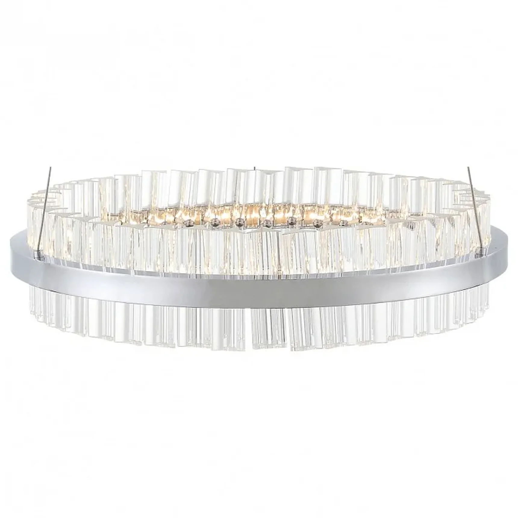 Светильник подвесной ST-Luce Хром/Хром, Прозрачный LED 1*34W