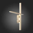 Светильник настенный ST-Luce Матовое золото/Белый LED 2*10W