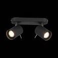 Светильник настенный ST-Luce Черный, Хром/Черный GU10 LED 2*3W