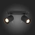Светильник настенный ST-Luce Черный, Хром/Черный GU10 LED 2*3W