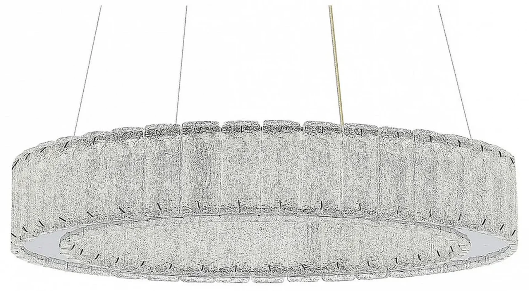 Люстра подвесная ST-Luce Хром/Хром LED 1*20W 3000K