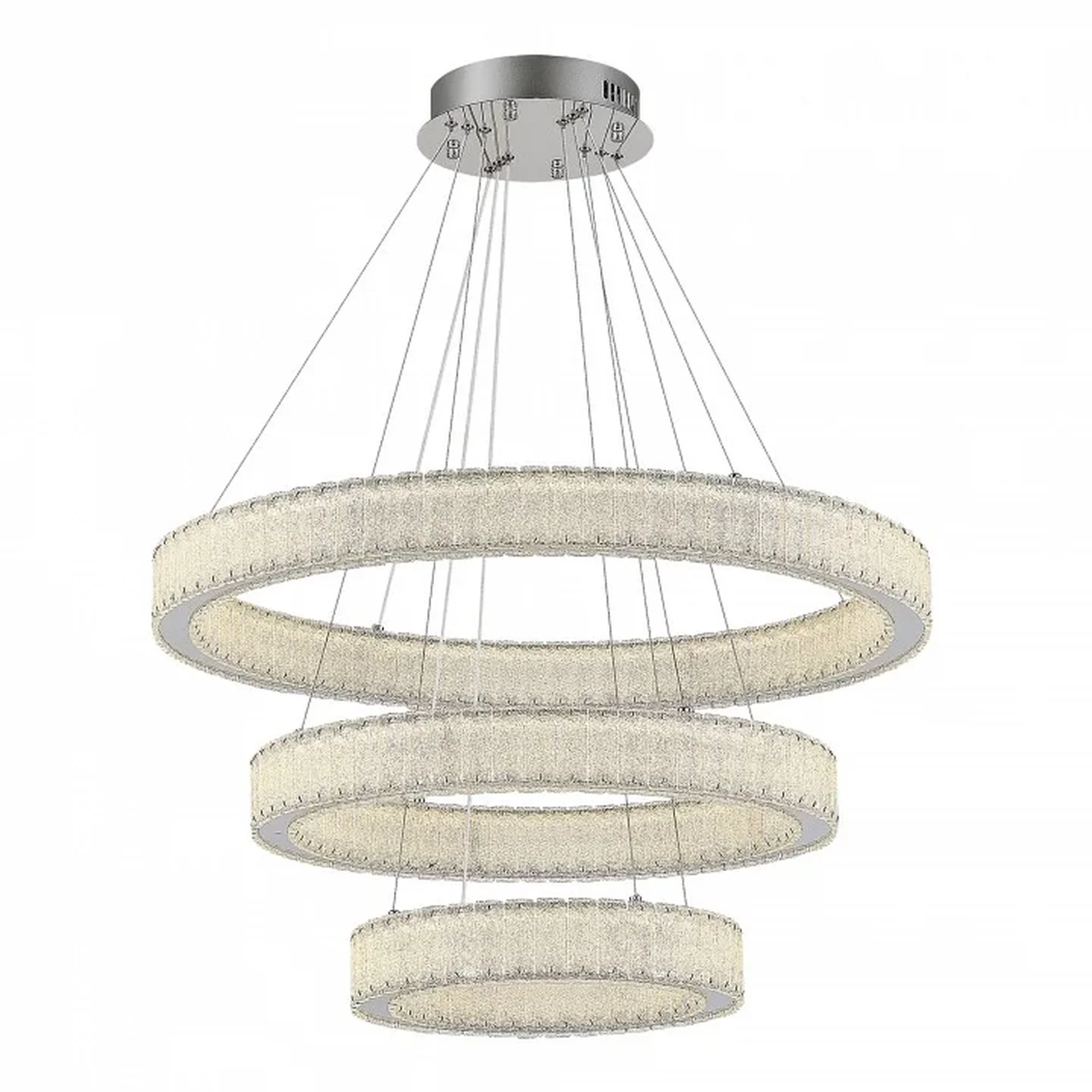 Люстра подвесная ST-Luce Хром/Хром LED 3*95W 3000K