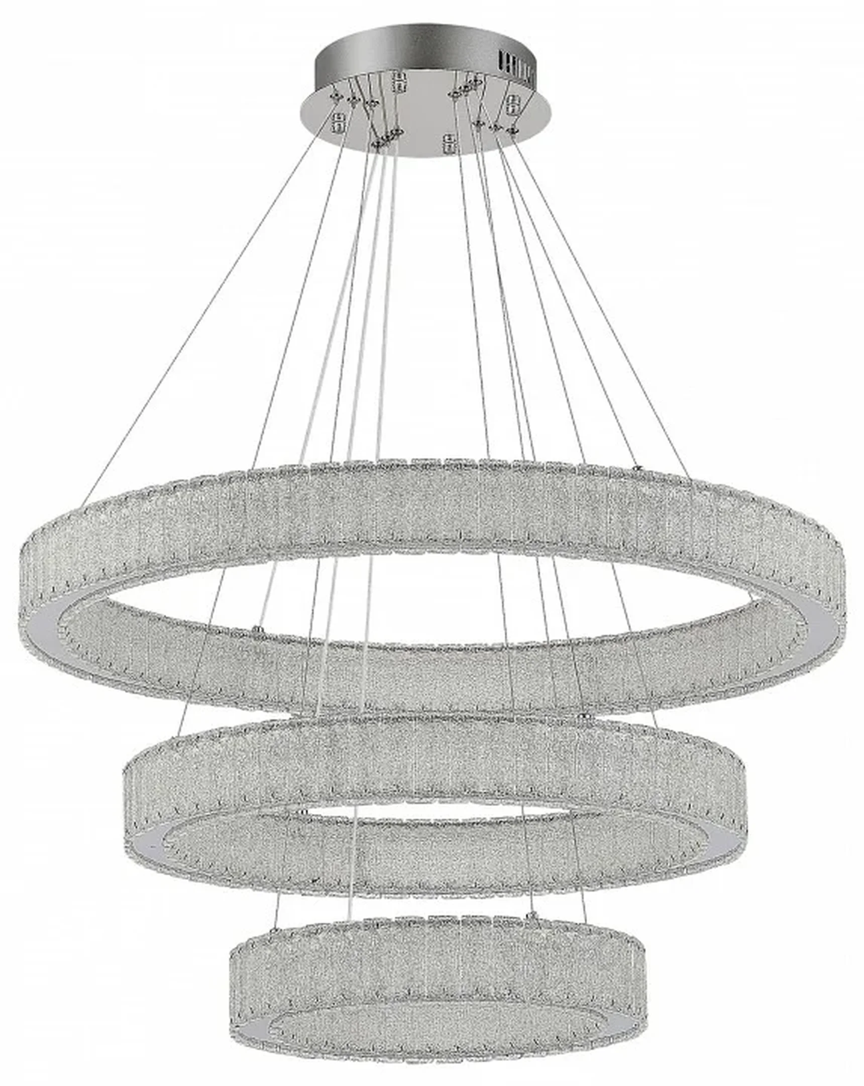 Люстра подвесная ST-Luce Хром/Хром LED 3*95W 3000K