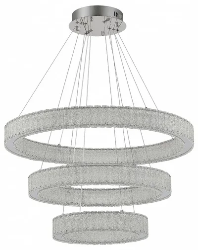 Люстра подвесная ST-Luce Хром/Хром LED 3*95W 3000K