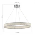 Люстра подвесная ST-Luce Хром/Хром LED 1*40W 3000K