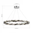 Люстра подвесная ST-Luce Золотистый/Прозрачно-Дымчатый LED 1*30W 3000K