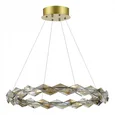 Люстра подвесная ST-Luce Хром/Прозрачный,Янтарный LED 1*30W 3000K