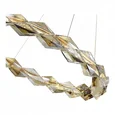 Люстра подвесная ST-Luce Хром/Прозрачный,Янтарный LED 1*30W 3000K