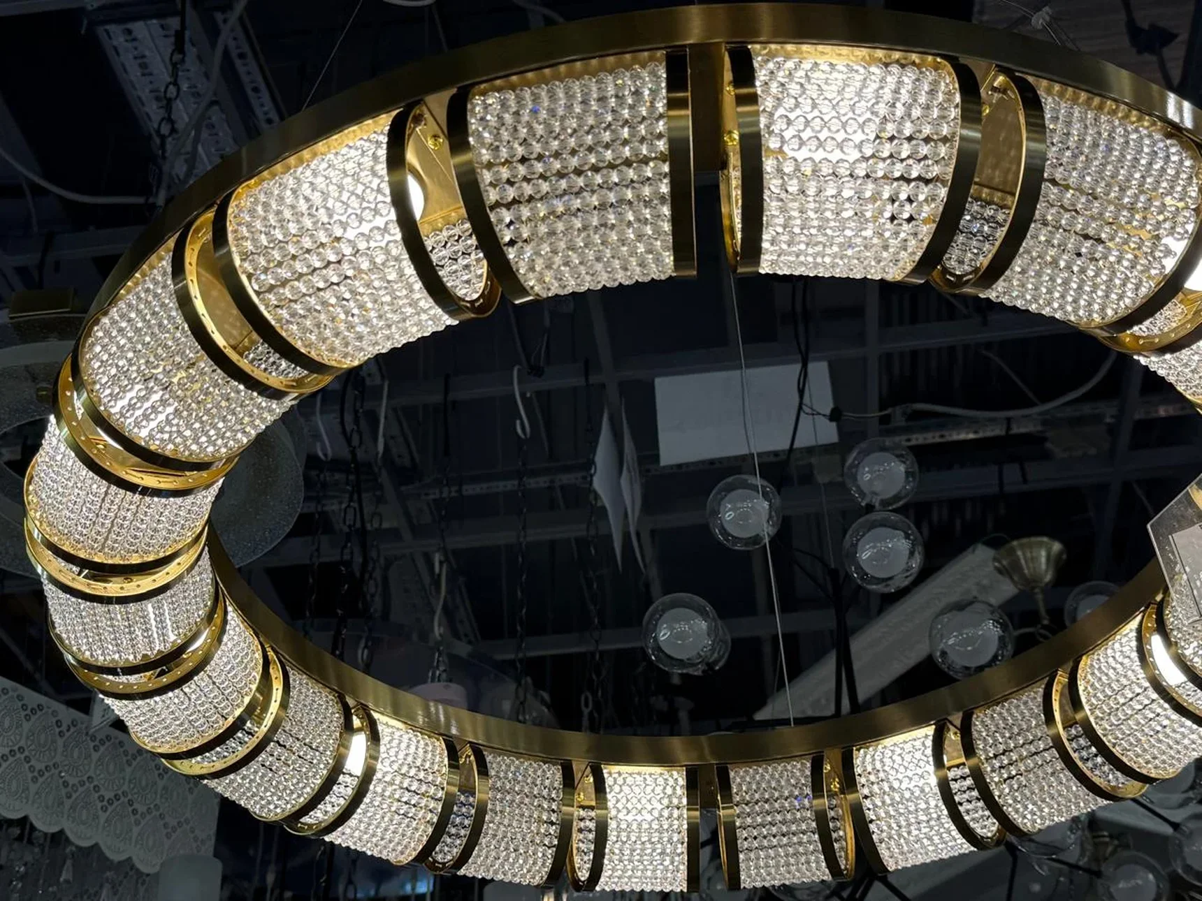 Светильник подвесной ST-Luce Латунь/Прозрачный LED 1*65W