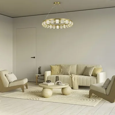 Светильник подвесной ST-Luce Латунь/Прозрачный LED 1*65W