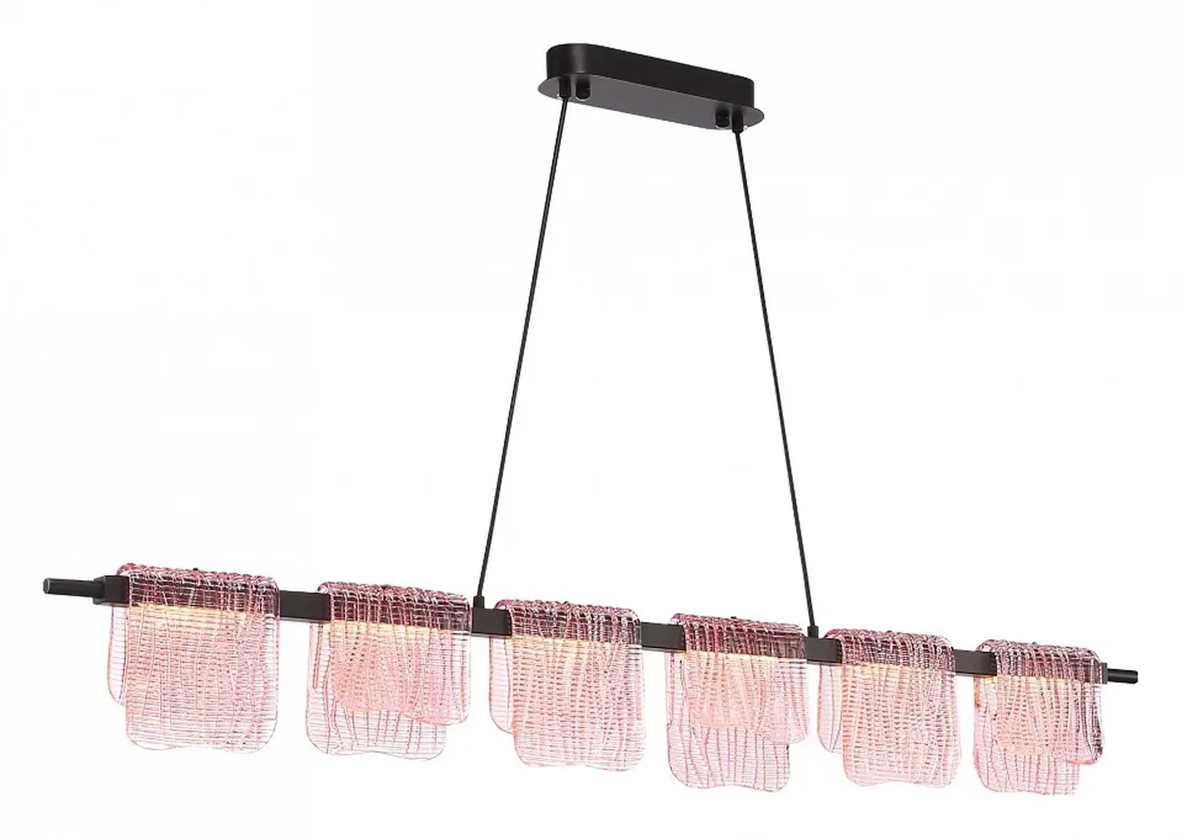 Светильник подвесной ST-Luce черный/розовый LED 1*36W 4000K VOILE