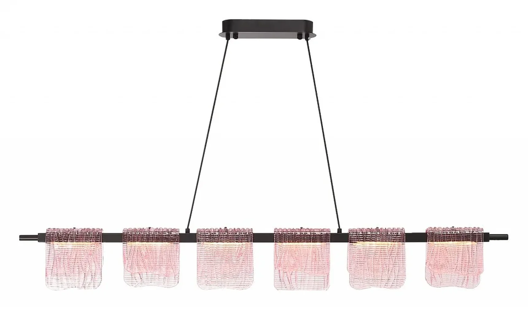 Светильник подвесной ST-Luce черный/розовый LED 1*36W 4000K VOILE