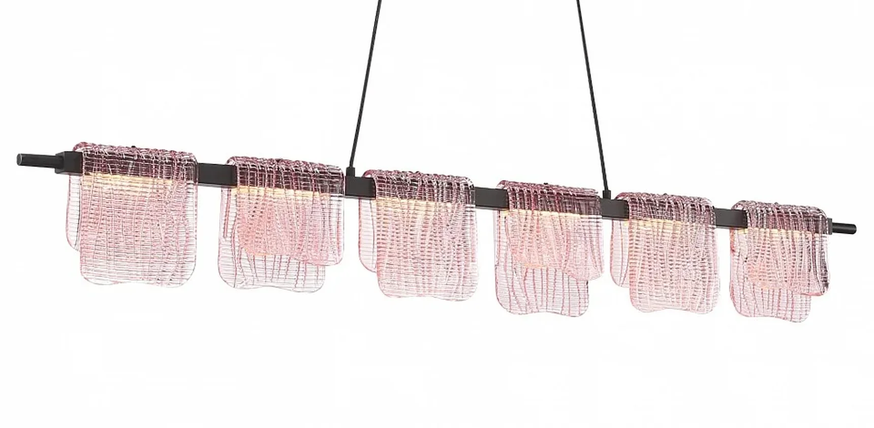 Светильник подвесной ST-Luce черный/розовый LED 1*36W 4000K VOILE