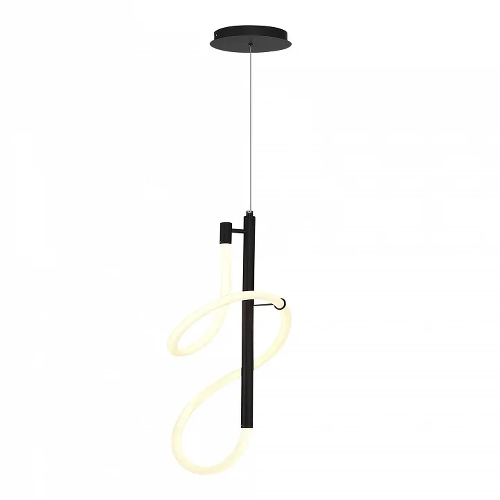 Светильник подвесной ST-Luce Черный/Белый LED 1*16W 3000K
