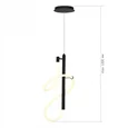Светильник подвесной ST-Luce Черный/Белый LED 1*16W 3000K