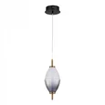 Светильник подвесной ST-Luce Черный/Белый, Дымчатый LED 1*8W 3000K