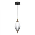 Светильник подвесной ST-Luce Черный/Белый, Дымчатый LED 1*8W 3000K