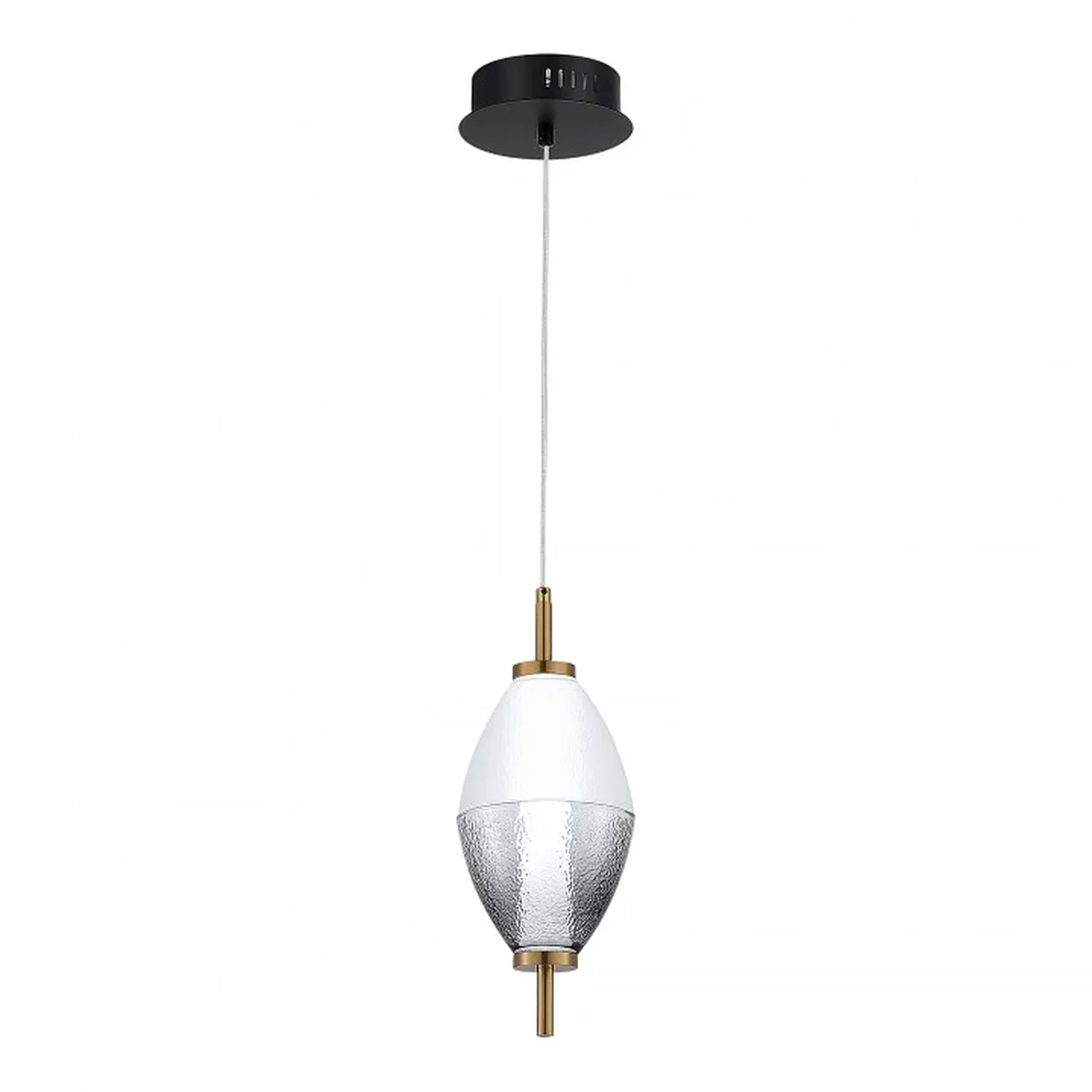 Светильник подвесной ST-Luce Черный/Белый, Дымчатый LED 1*8W 3000K